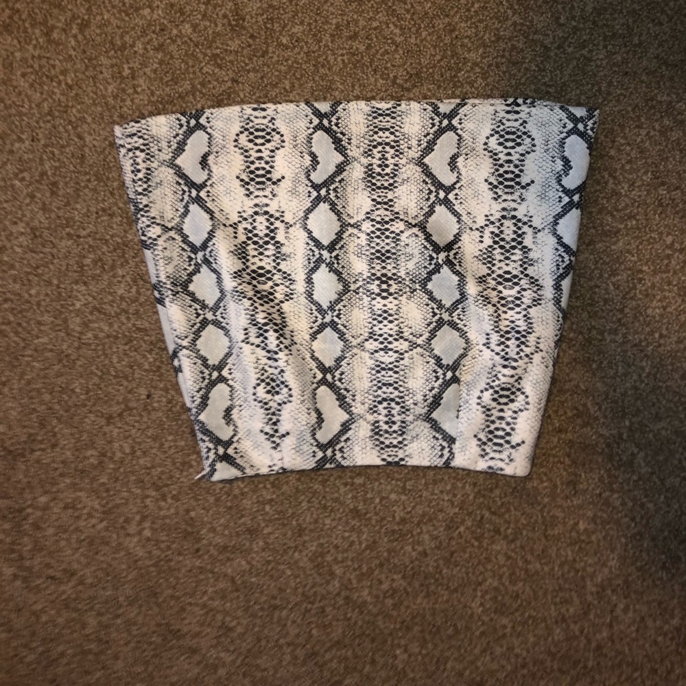 Snakeskin skirt